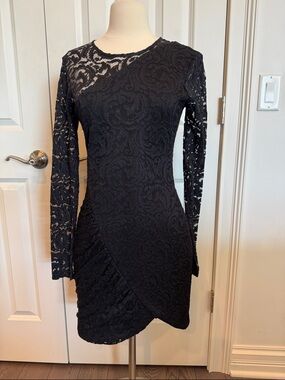 Parker Lace Illusion Dress